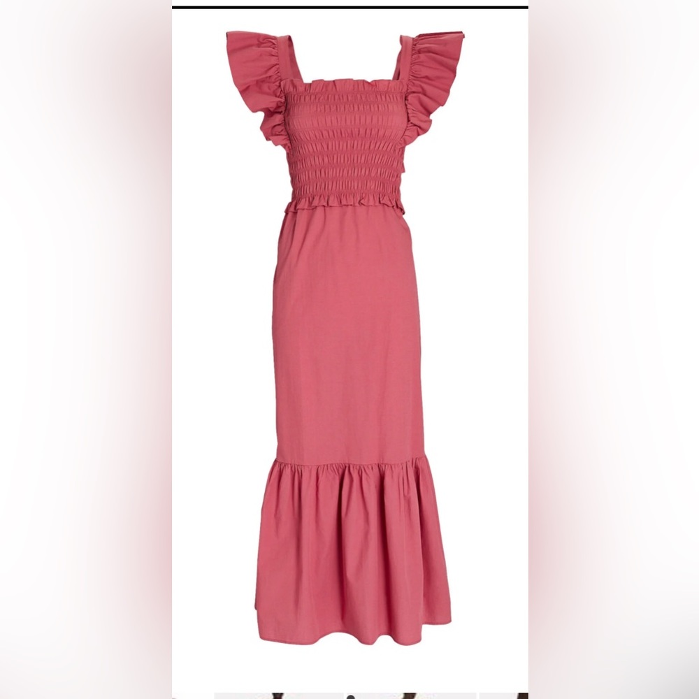 NWT SEA NY pink midi dress